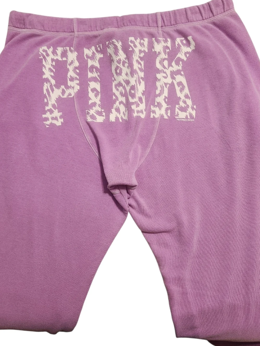 PINK Victoria's Secret Lavender Y2K Wide Leg Sweatpants, Womens, Oversized Large - Picture 2 of 7